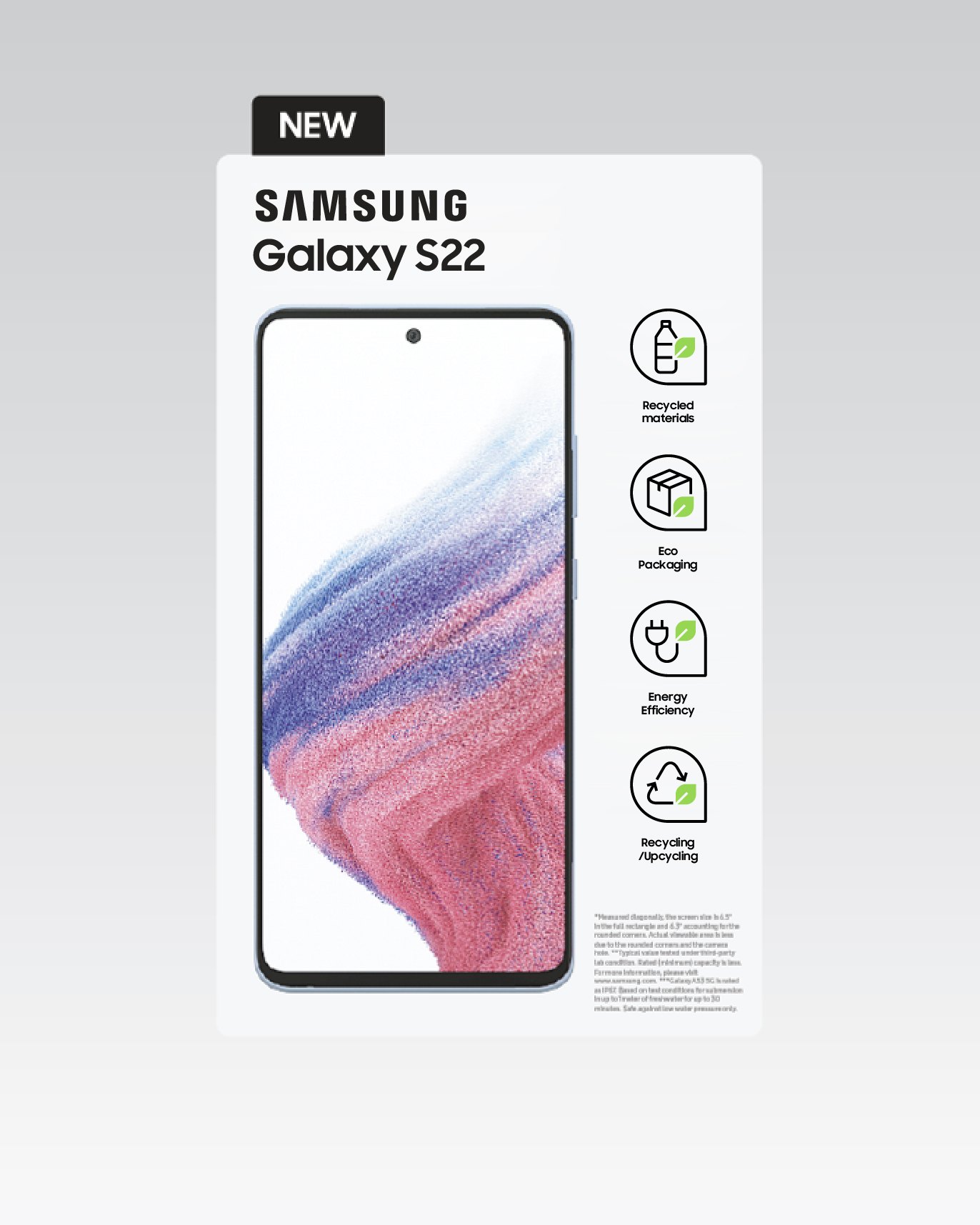 삼성전자 — Everyday Sustainability Galaxy S22 패키지